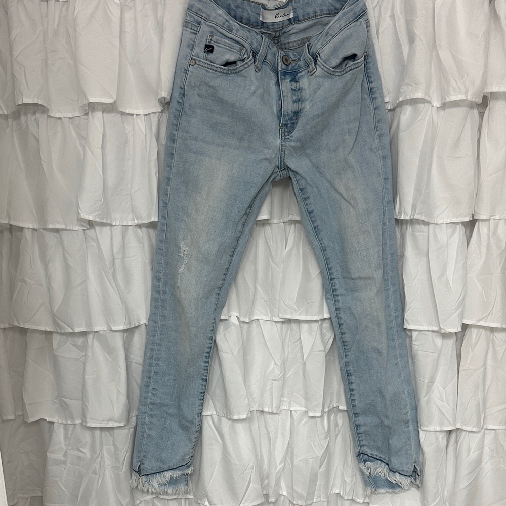 KanCan Light Blue Distressed Women's Jeans